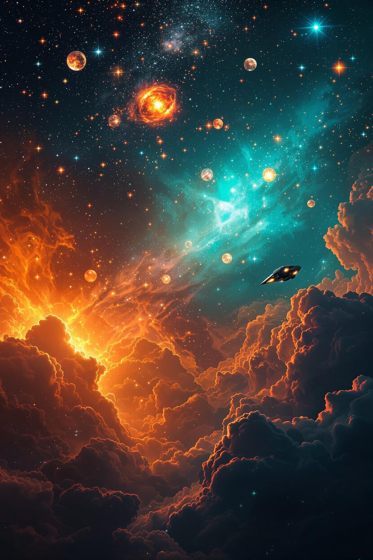 色七影院独家呈现电影《星际回响》高清海报，科幻冒险巨制
